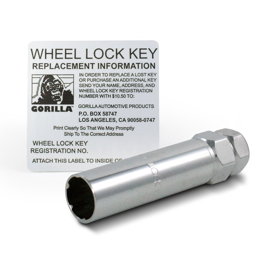 Small Diameter Gorilla Automotive 21681SD Wheel Locks (1/2" Thread Size)