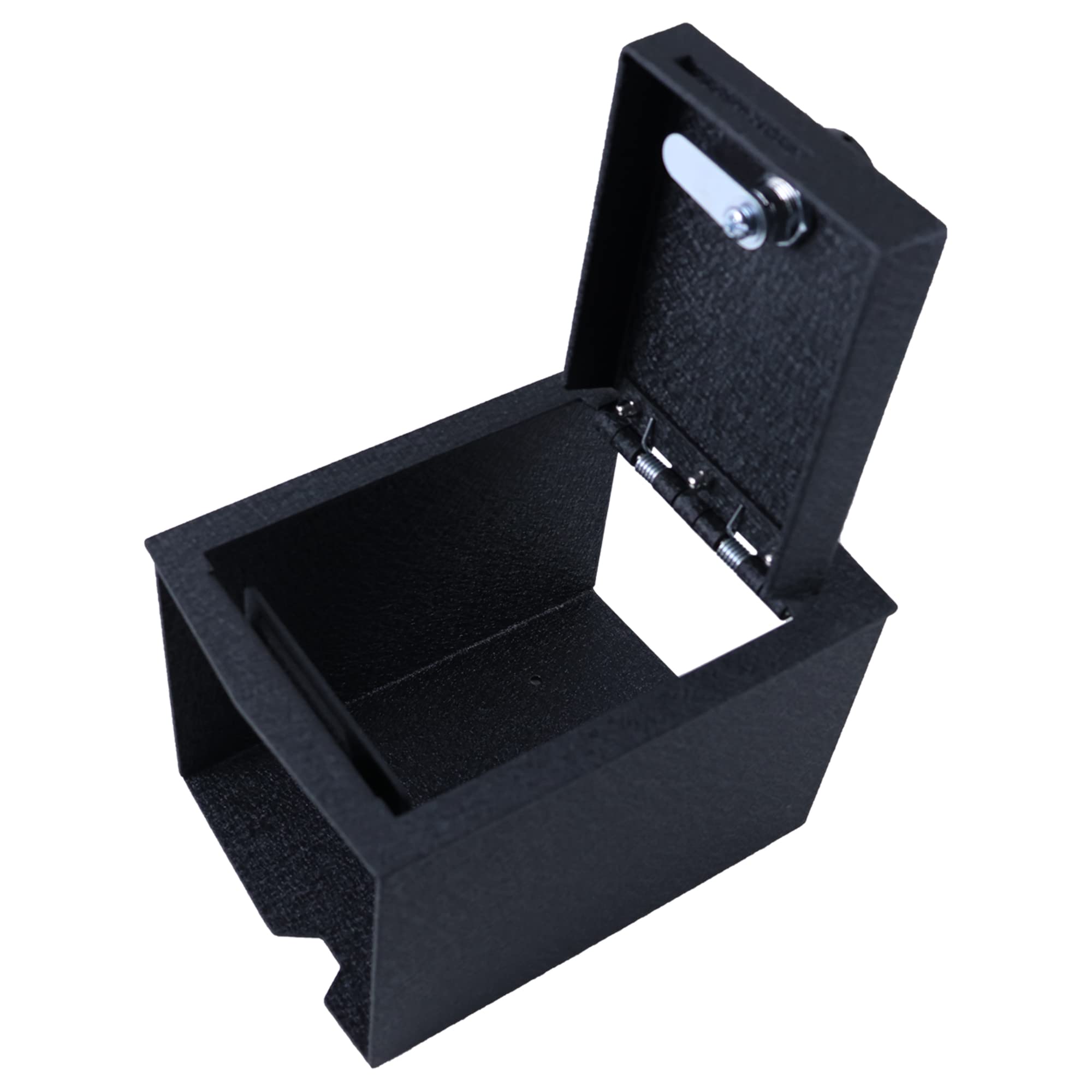 Center Console Safe Black Horse Black Gun Box Organizer, with 4 Digit Combination Resettable Lock Compatible with 2015-2020 Subaru Outback-ASSO01