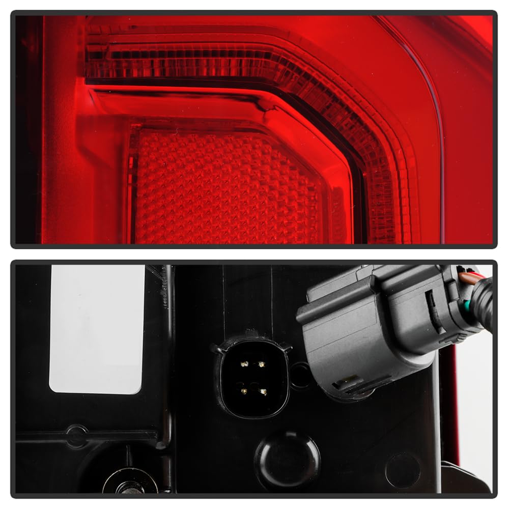 Chevy Silverado 19-21 1500/2500 LTZ LED Tail Light w/Harness (Fit LED Tail Light Model Only) - Spyder OE Left (GM2801311)