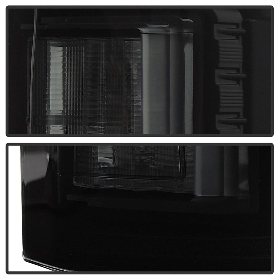 Ford F150 2018-2019 Spyder Auto 5085672 Light Bar LED Tail Lights - Black Smoke (not compatible with rear blind spot sensor models)