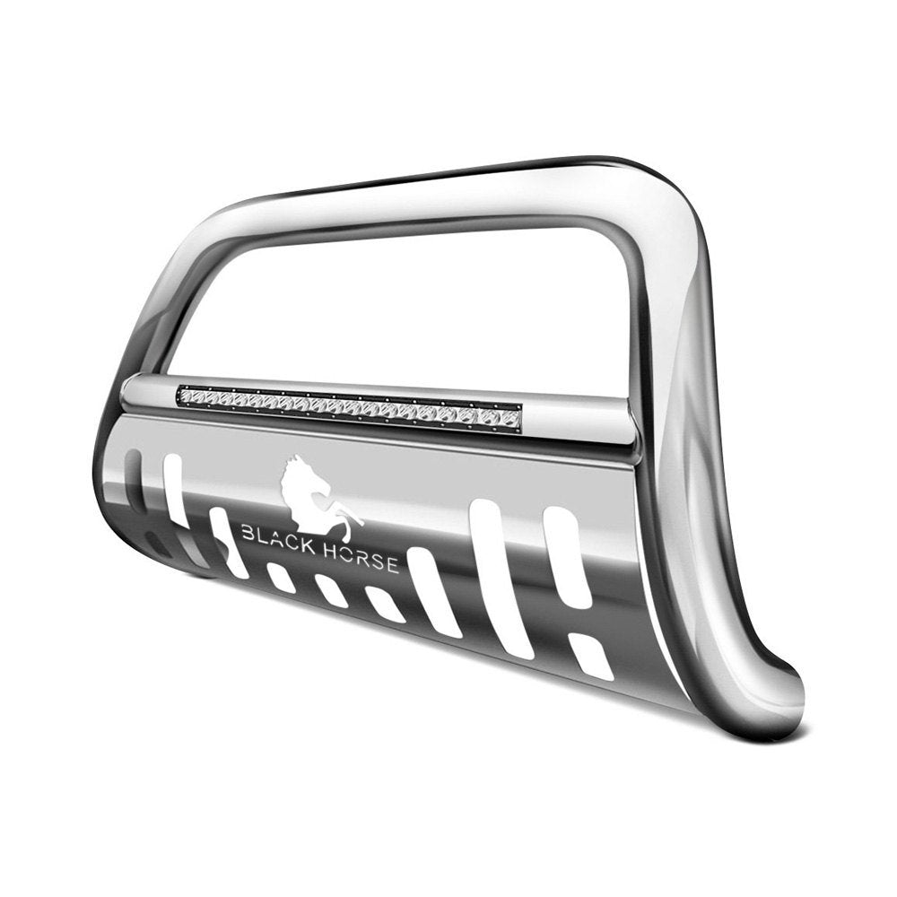 Premium Black Horse Running Boards Black Compatible with 2022-2025 Jeep Grand Cherokee -PR-J572