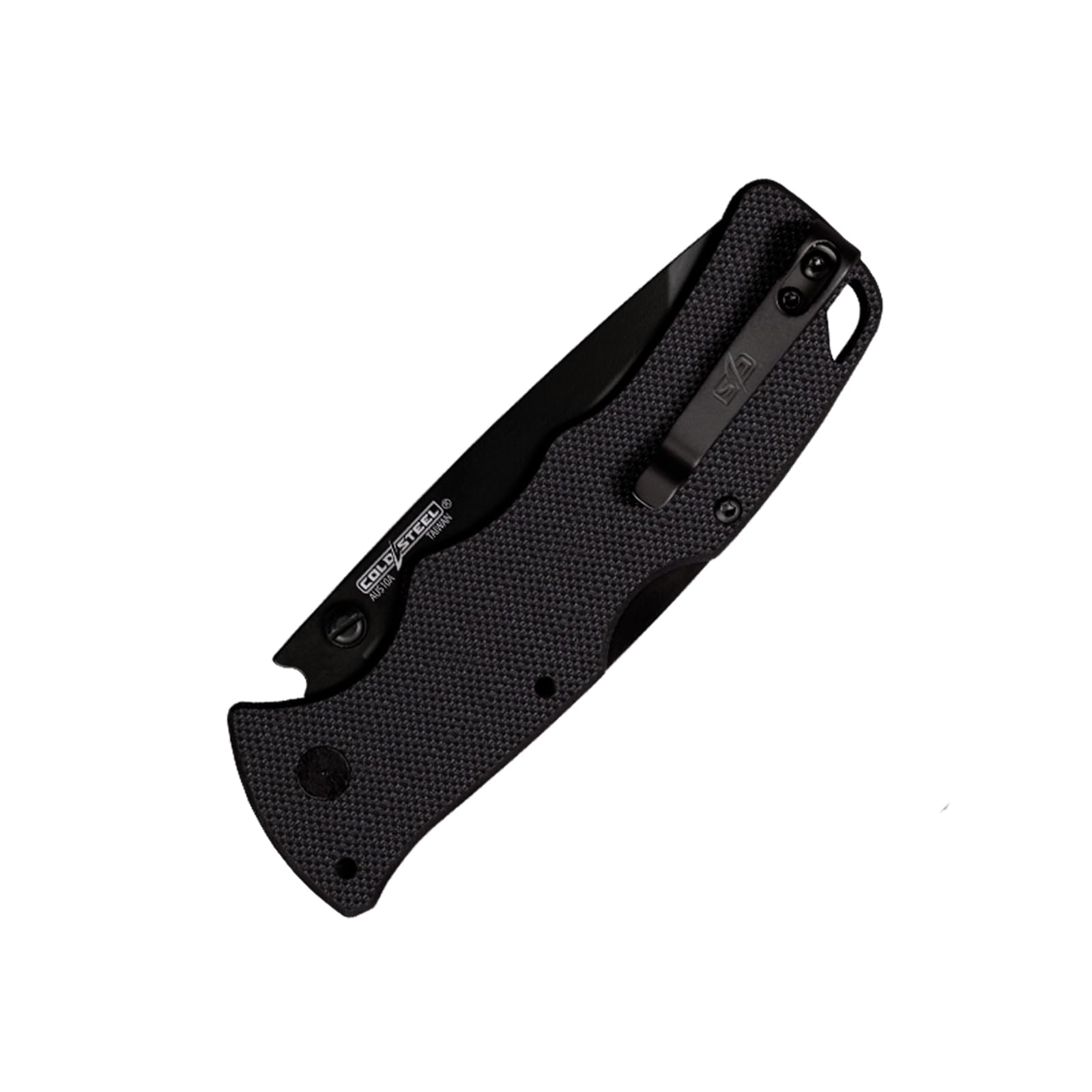 Cold Steel 3" Verdict AUS10A Tanto Point Blade 4.25" G-10 Black Handle Everyday Carry Tactical Folding Knife with Tri-Ad Lock