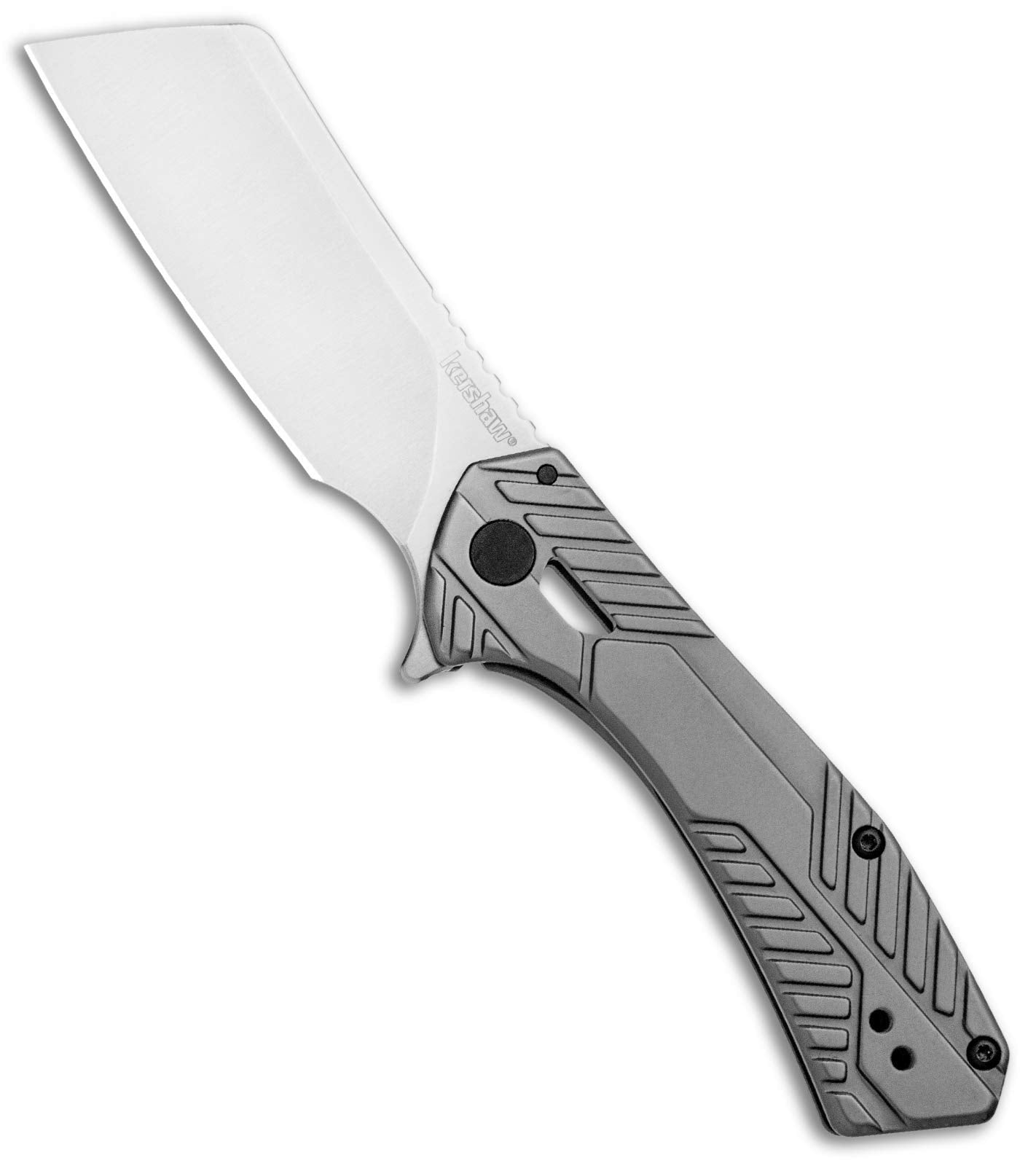 Kershaw Pocket Knife Static Cleaver, 2.8 Inch Blade, Manual Open Every Day Carry (3445)