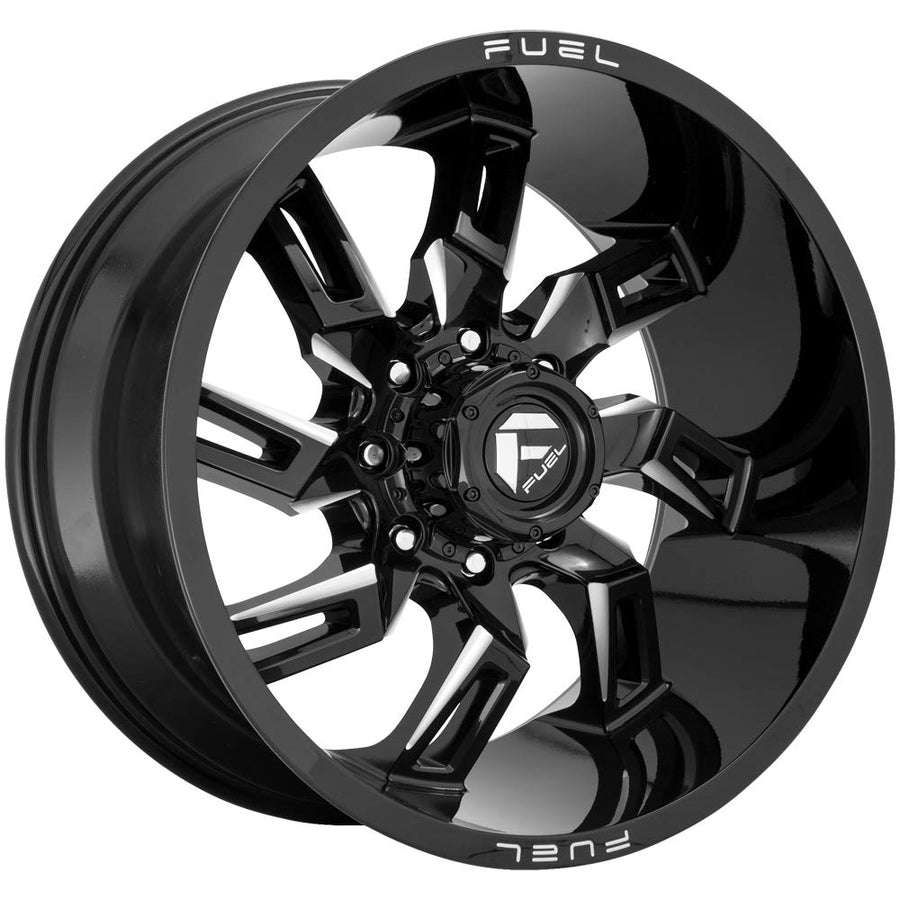 D747 LOCKDOWN FUEL OFF-ROAD 22X10, 6X5.5, 4.79, -18mm GLOSS BLACK MILLED - D74722008447