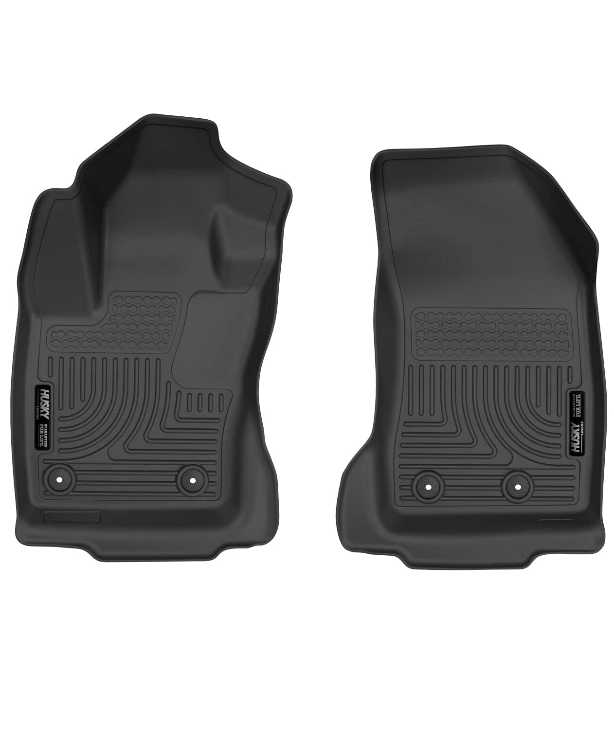 Husky Liners Floor Mats X-act Contour | Fits 2015-2022 Jeep Renegade | Front Row, 2-pc Black - 55741