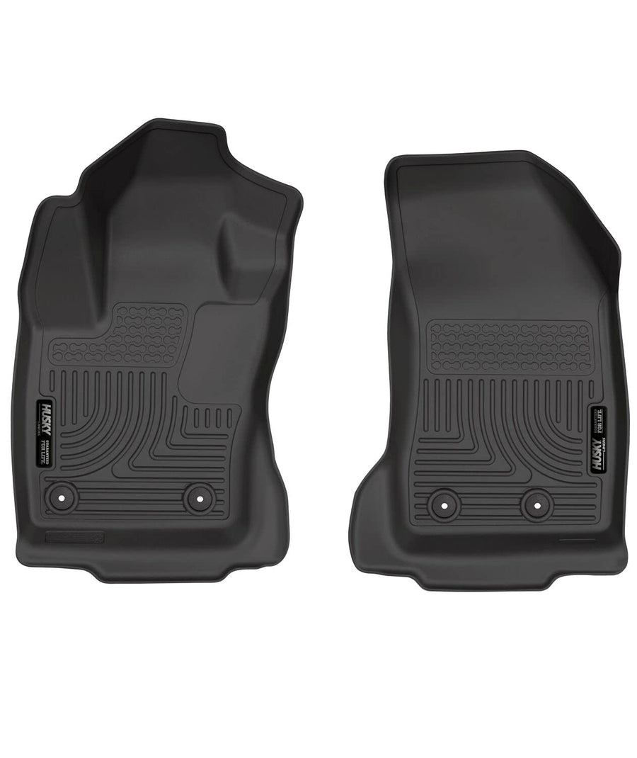 Husky Liners Floor Mats X-act Contour | Fits 2015-2022 Jeep Renegade | Front Row, 2-pc Black - 55741