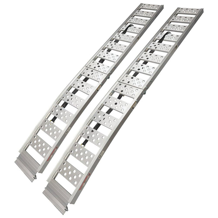 Reese Arched 9515020 Center-fold Aluminum Loading Ramp, 12 Inch x 92 Inch, 1,500 lbs. Capacity, Pair