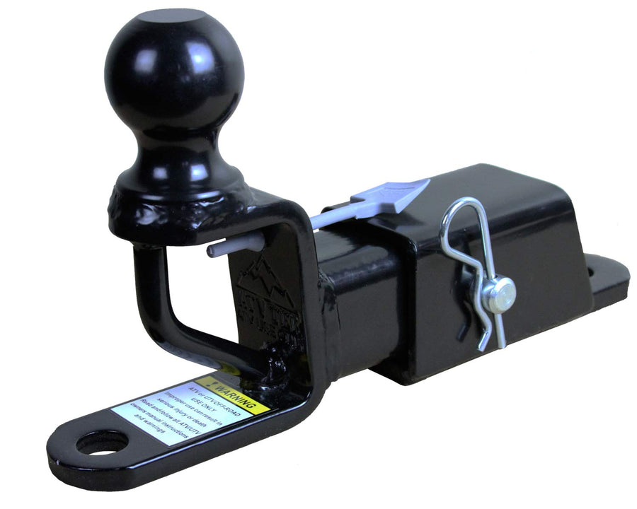 TRH1 ATV TEK Trio HD Receiver Hitch with Ball Mount, Heavy-Duty Tow Hitch