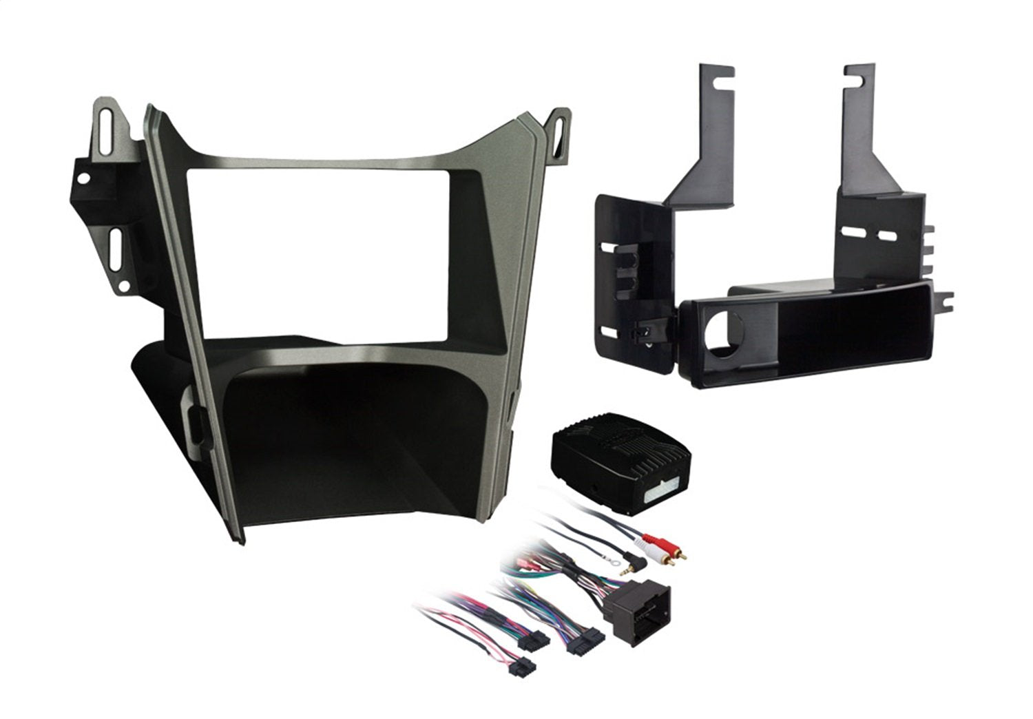 Metra Electronics Installation Kit Single DIN/Double DIN for 2010 Chevrolet Equinox Vehicles (Gray) (99-3307G)