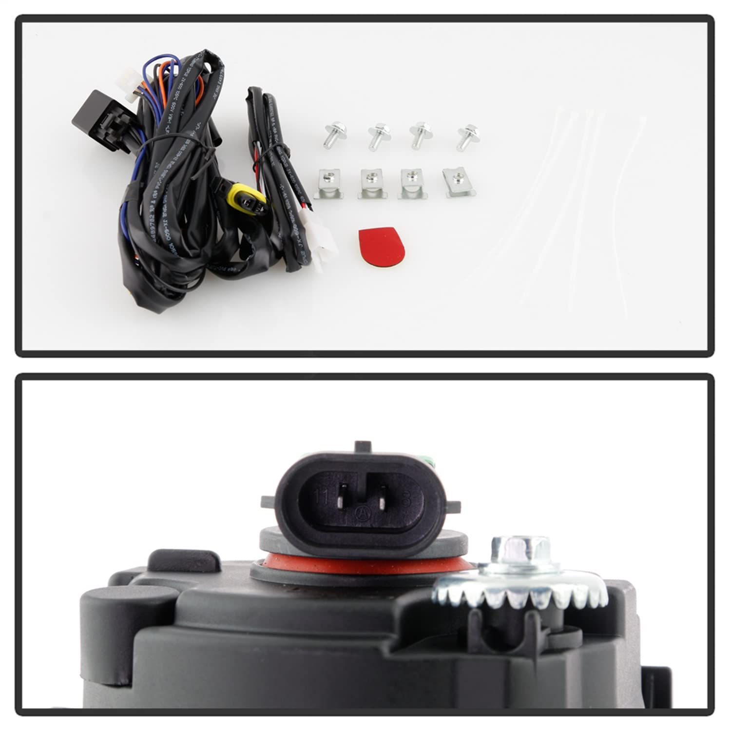 Spyder 5086990 OEM Style Halogen Fog Lights W/Universal Switch- Clear Dodge Ram 2019-2020 1500 Only (Donâ€˜t Fit 2500/3500)