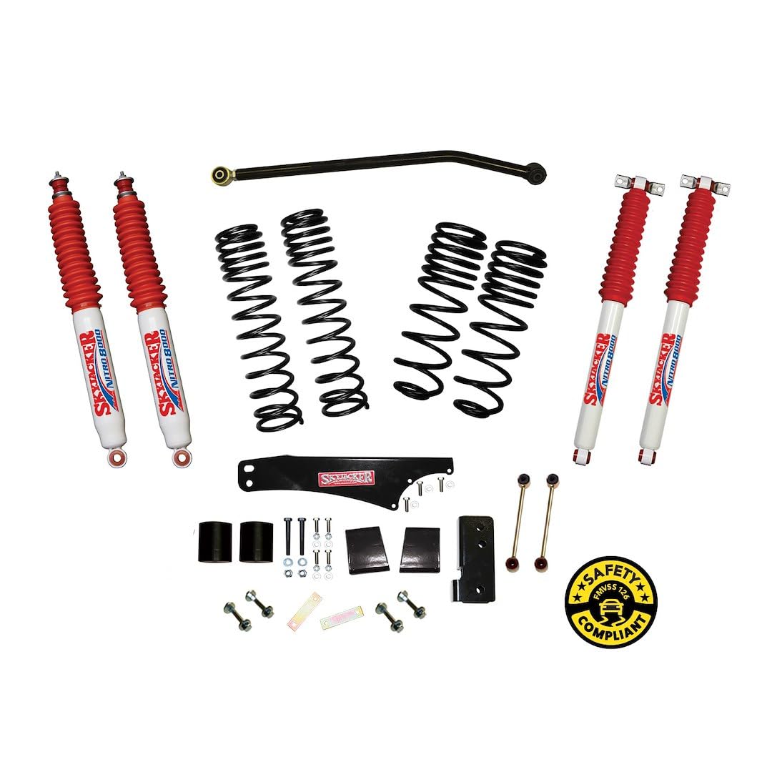 07-18 Jeep Wrangler JK Skyjacker 3.5-4in Suspension Kit
