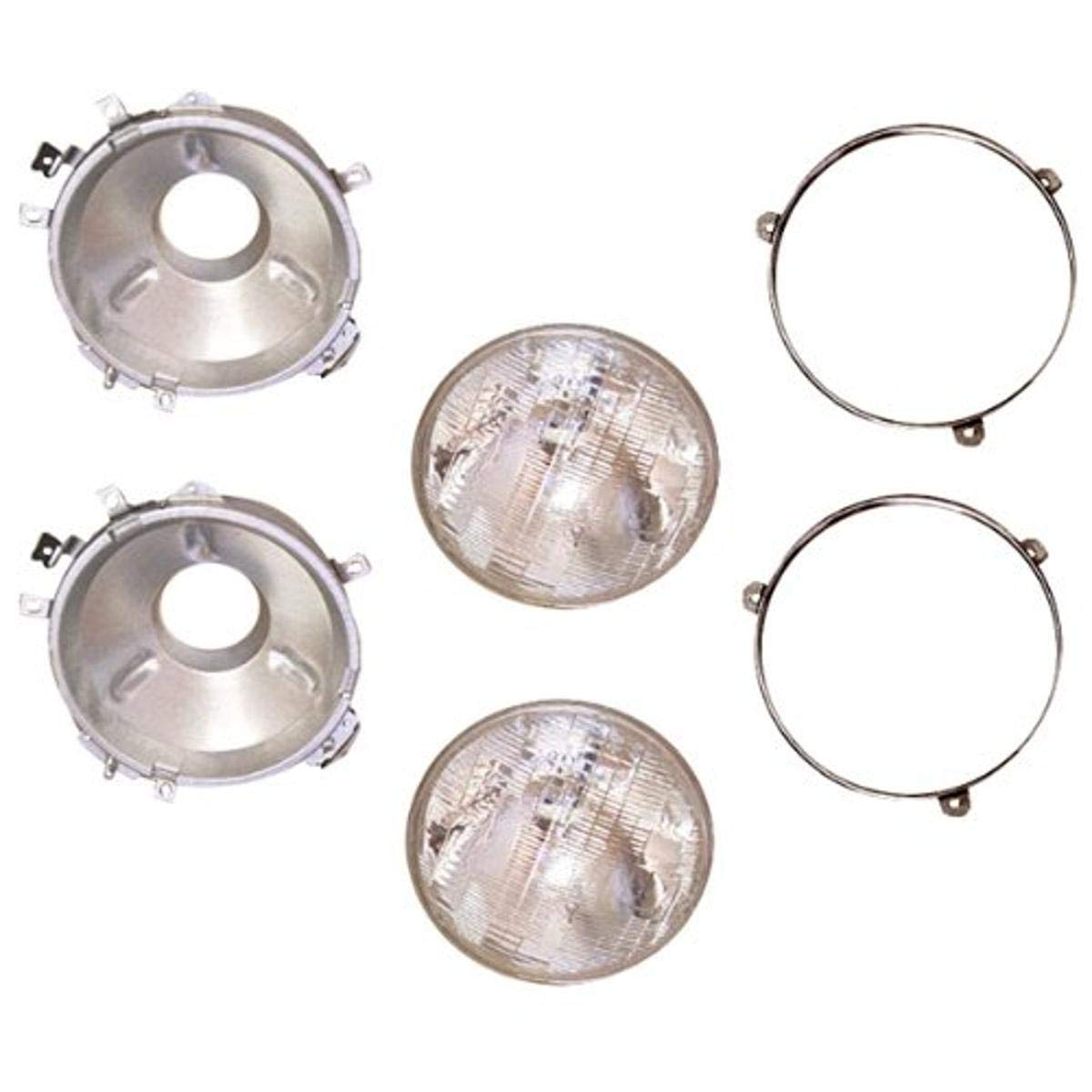 12402.02 | Omix-Ada | Headlight Assembly Kit | OE Reference: 998972K | Fits 1972-1986 Jeep CJ