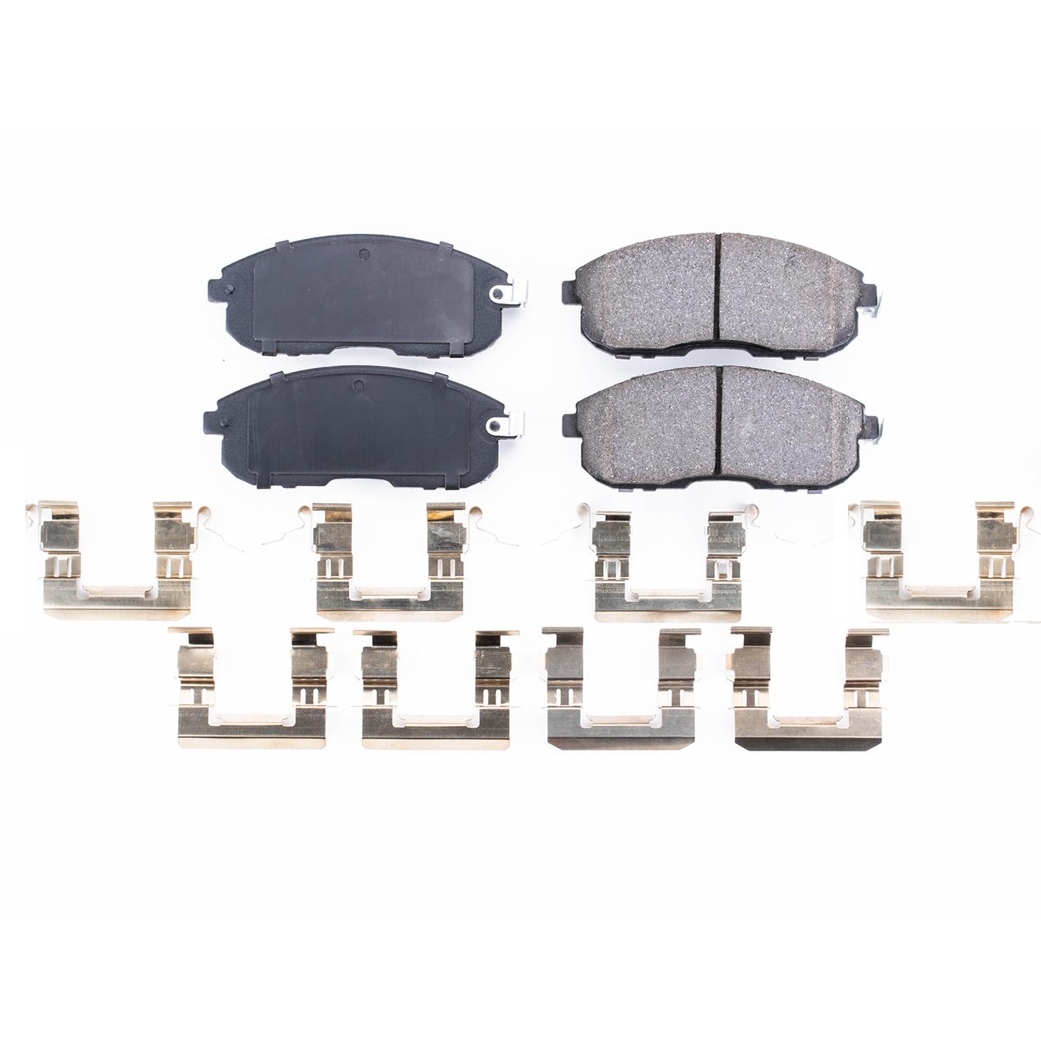 PowerStop Brake Pads Front For Infiniti I30 2000-01 |I35 2002-04 |Nissan Altima 2002-06 |Cube 2009-14 |Maxima 2002-03 |Nissan Sentra 2008-19 - Ceramic Brake Pads With Installation Hardware, 17-815A