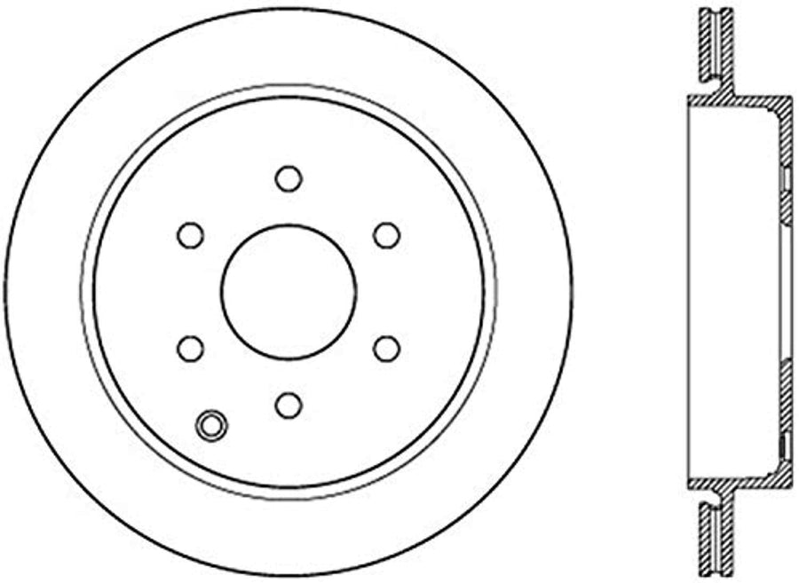 Premium Centric Parts Brake Rotor - 120.42113