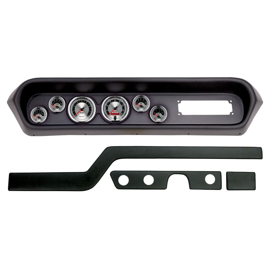 AutoMeter Dash Kit Direct Fit, (3 3/8" X2, 2 1/16" X4), Pontiac GTO/Lemans 64-65, American Muscle (2108-01)