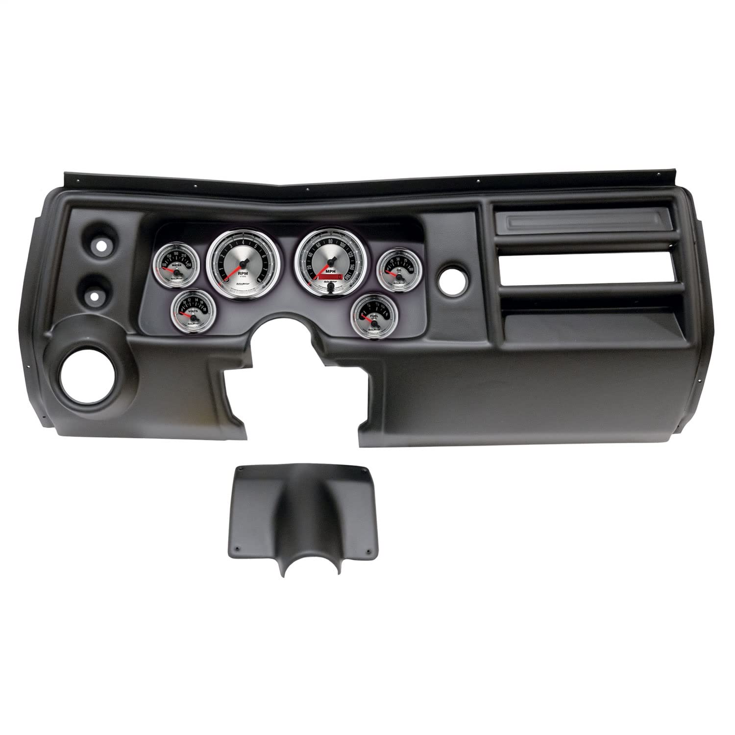 AutoMeter Dash Kit Direct Fit, (3 3/8" X2, 2 1/16" X4), Chevy Chevelle Vent 68, American Muscle (2902-01)
