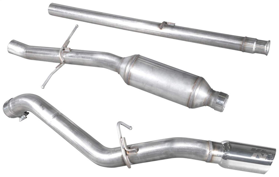 K&N Cat Back Exhaust Kit 67-3026: High Performance, Guaranteed Horsepower and Acceleration: Fits 2014-2019 CHEVY/GMC Silverado 1500 and Sierra 1500, 67-3026