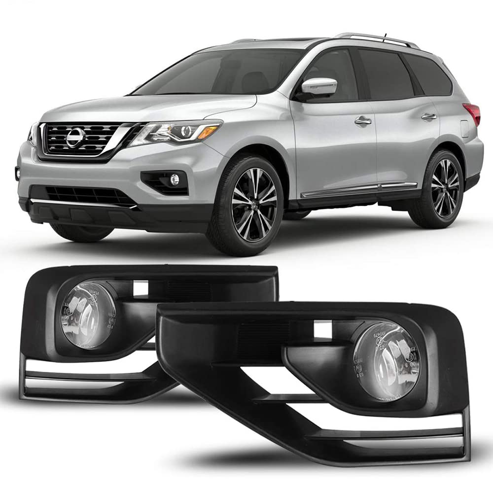 OEM Series Winjet WJ30-0566-09 for [2017-2019 Nissan Pathfinder] Driving Fog Lights + Switch + Wiring Kit