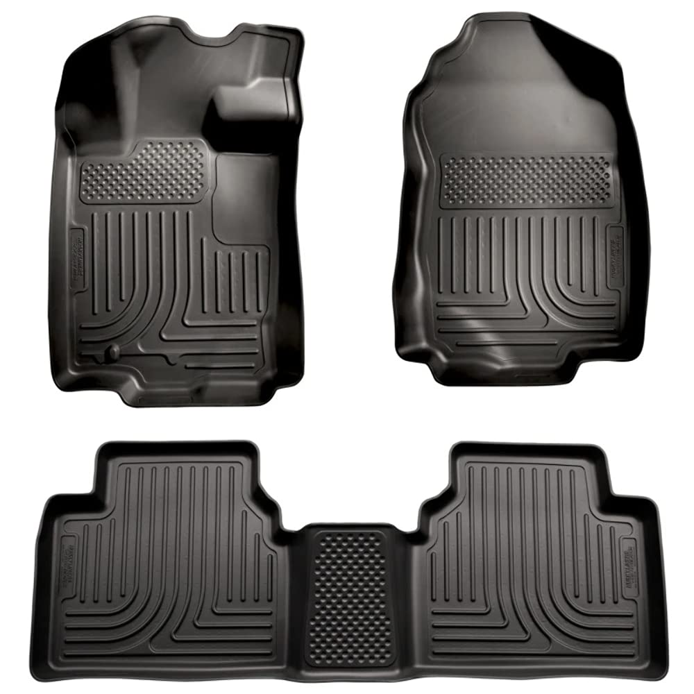 WeatherBeater Husky Liner Front & 2nd Seat Floor Liner Set - Black