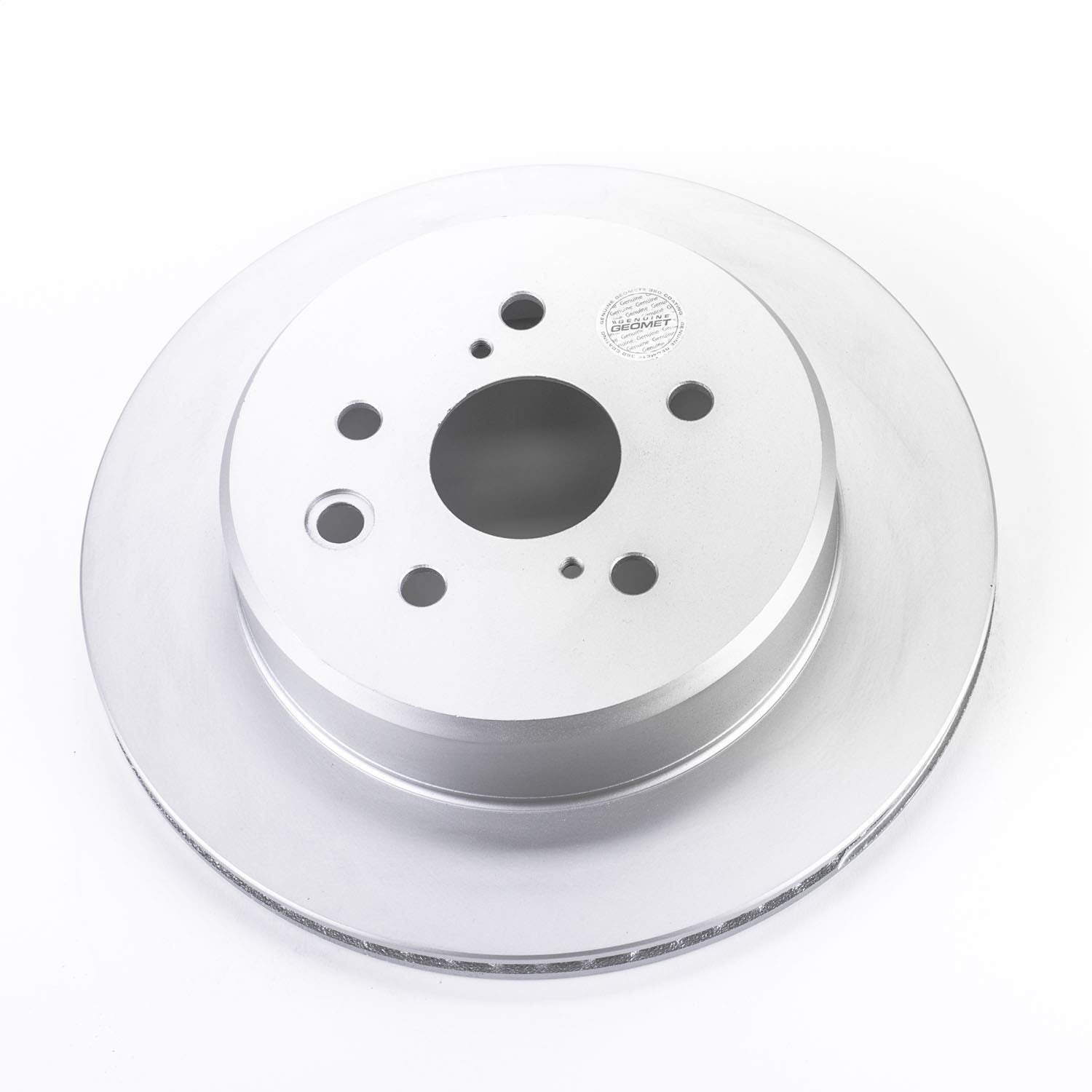 Power Stop Rear JBR1570EVC Genuine Geomet Coated Brake Rotor For GS200t, GS300, GS350, GS450h, IS200t, IS300, IS350, RC200t, RC300, RC350 [Model Specific]