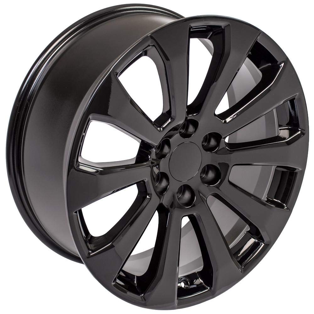 22 Inch OE Wheels CV95 Rim Fits Suburban 1500 High Country Style 6x139.7 22x9 Gloss Black - Hollander 5922 (1)