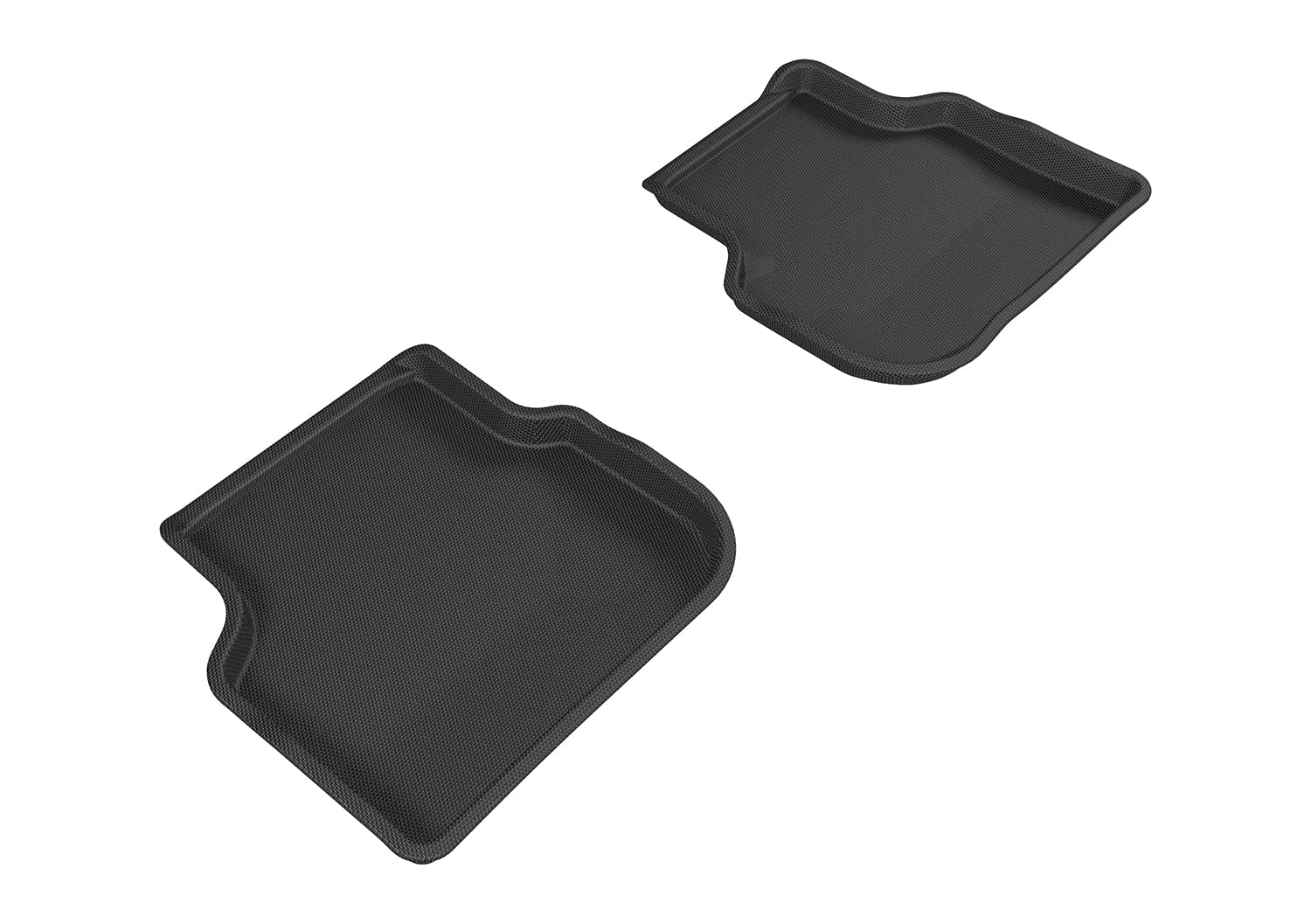 KAGU 3D MAXpider Floor Mat (BLACK) Compatible with VOLKSWAGEN JETTA SEDAN 2011-2018 - Second Row