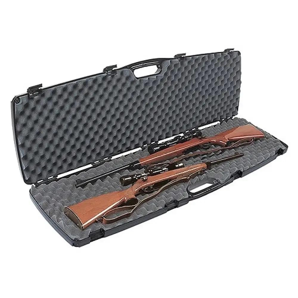 Plano Gun Guard Double Scoped/Shotgun SE Series Multi Case, Black, Padlock Tabs for Travel, Gun Cases for Shotguns, Rifles and Gun Accessories, One Size