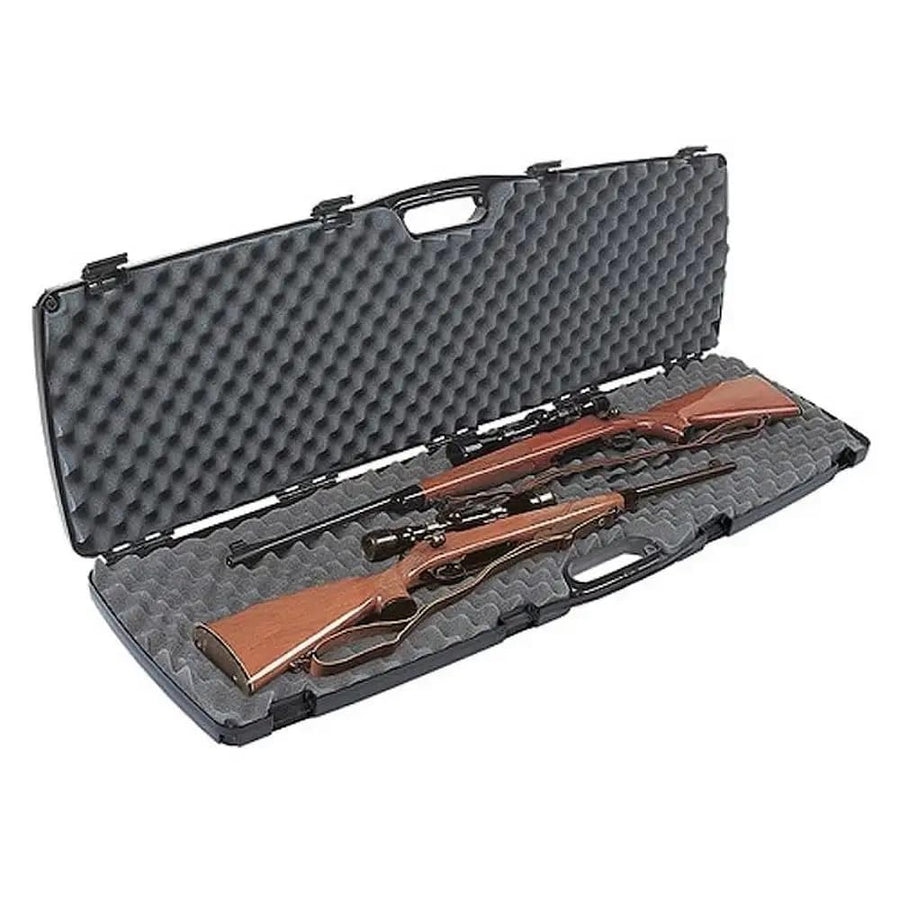 Plano Gun Guard Double Scoped/Shotgun SE Series Multi Case, Black, Padlock Tabs for Travel, Gun Cases for Shotguns, Rifles and Gun Accessories, One Size
