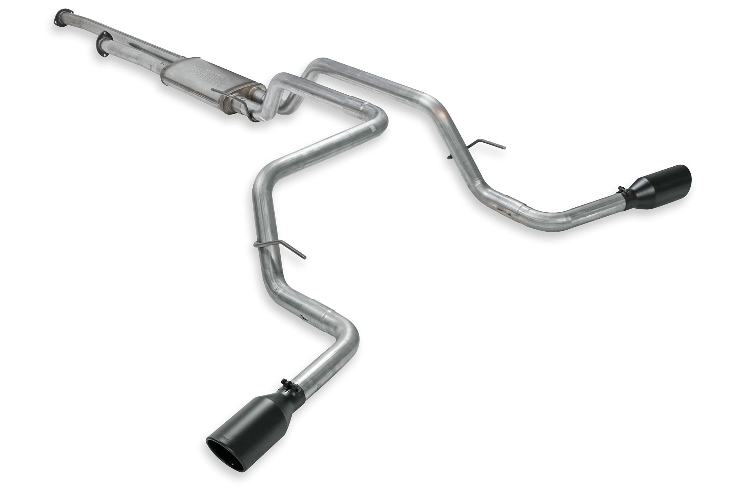 Flowmaster FlowFX 717664 Cat-Back Exhaust Kit 2.5 Inch 409 Stainless Steel 4.5 Inch Black Ceramic Tips Compatible with 2009-2021 Toyota Tundra 4.0L 4.6L 4.7L 5.7L 2/4WD