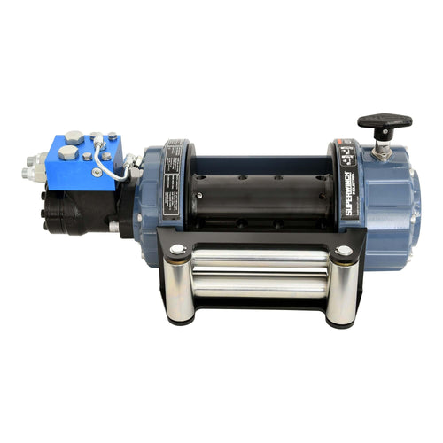 Industrial Superwinch S100432 SI Narrow Drum Hydraulic Winch 10000lb (4536kg) Single Line Pull with Roller Fairlead