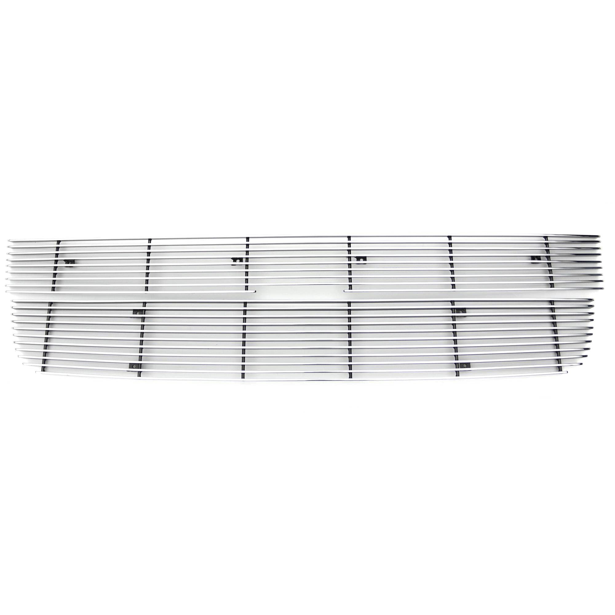 Horizontal T-Rex Grilles 21126 Aluminum Polished Finish Billet Grille Overlay for Chevrolet Express Van