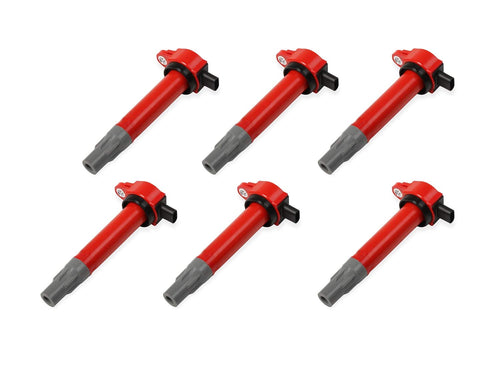 Blaster Series MSD 82726 Ignition Coils, Red, 6-Pack