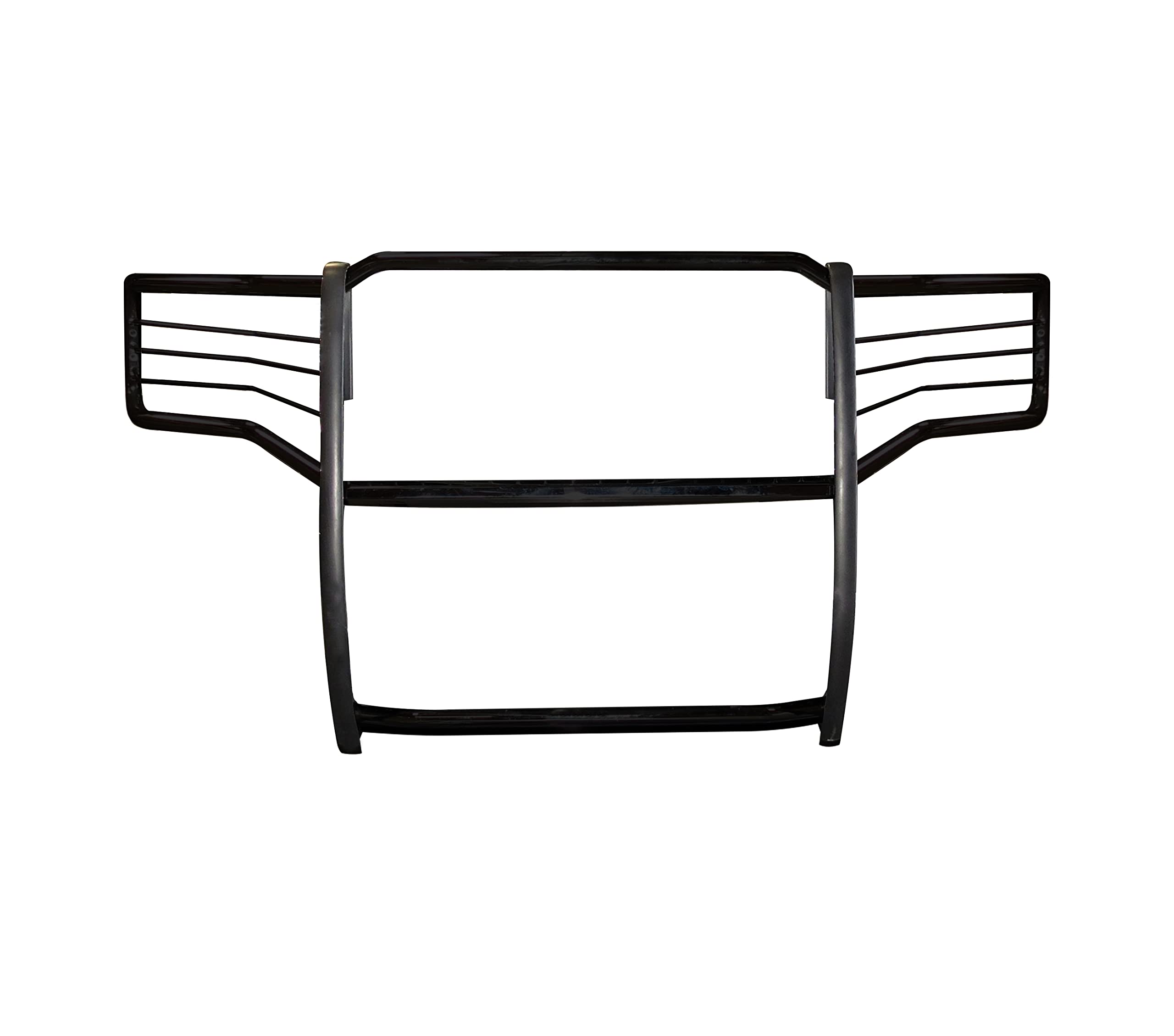 Bumper Guard Black Horse Grille brush Modular Black Compatible with 2015-2019 GMC Sierra 2500 HD|2015-2019 GMC Sierra 3500 HD-17GS14MA