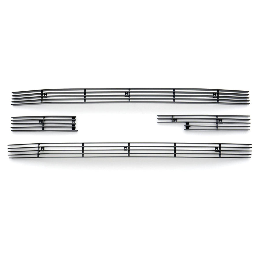 2014-2015 Sierra 1500 T-Rex Grilles Billet Grille, Black, 4 Pc, Overlay - PN #21208B
