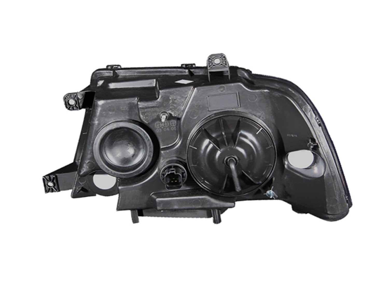 Lincoln Navigator Anzo USA 111045 Black Headlight Assembly - (Sold in Pairs)