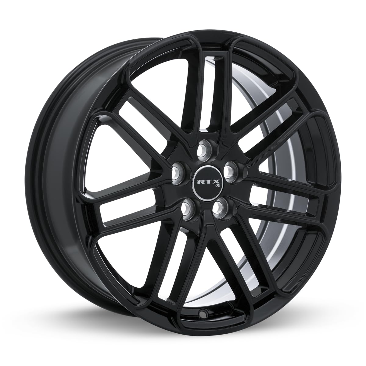 Custom RTX CAMBRIDGE Wheel - 17x7, +40 Offset, 5x100 Bolt Pattern, 54.1mm Hub - Gloss Black Rim