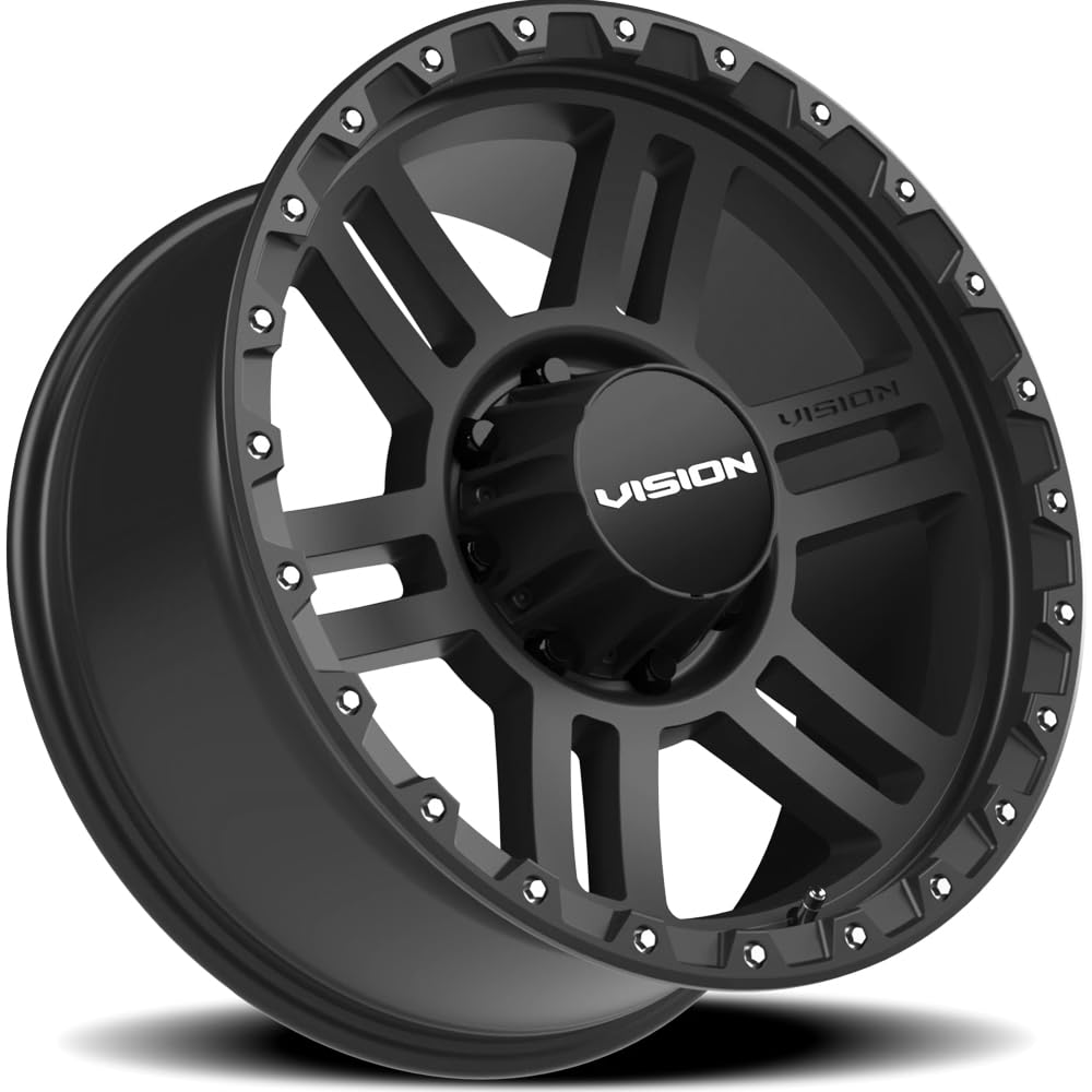 Off-Road Vision Manx-2 Wheel - Series 354 - Satin Black - 18" x 9", 12 Offset, 8x170 Bolt Pattern, 125.2mm Hub