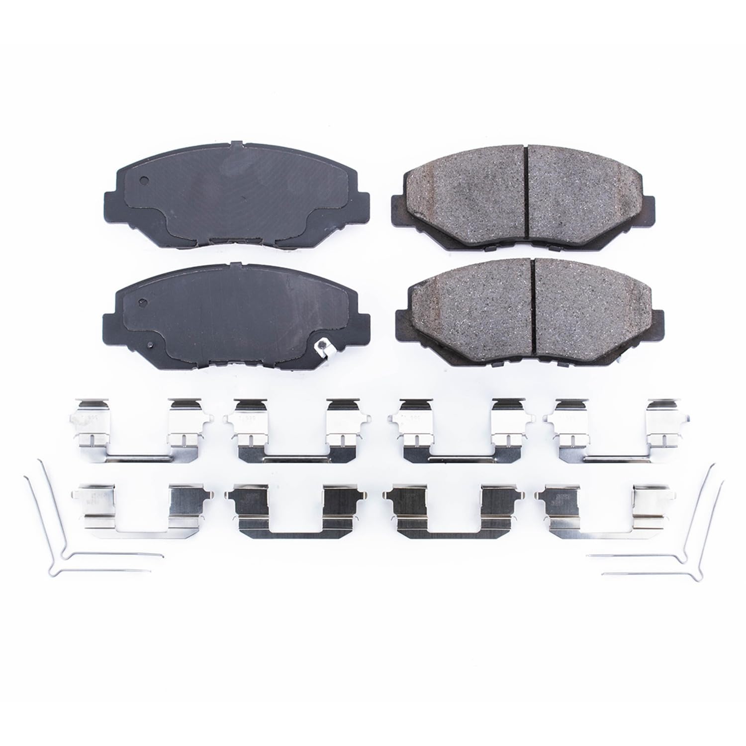 PowerStop Brake Pads Front For Acura ILX 2013-15 |Honda Accord 2003-17 |Civic 2012-20 |CR-V 2002-06 |CR-V 2012-16 |Honda CR-Z 2016 - Ceramic Brake Pads With Installation Hardware, 17-914