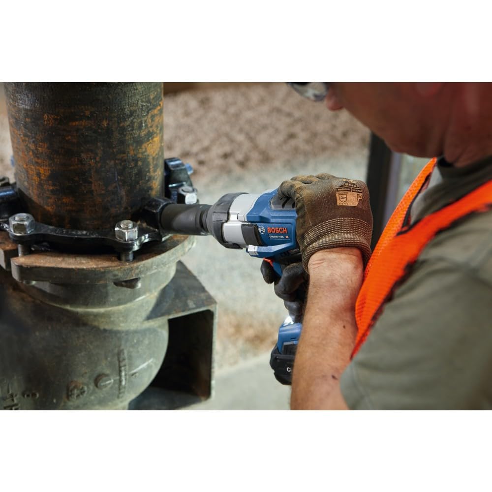 BOSCH PROFACTOR™ GDS18V-770CN 18V Connected-Ready 3/4 In. Impact Wrench with Friction Ring and Thru-Hole (Bare Tool)