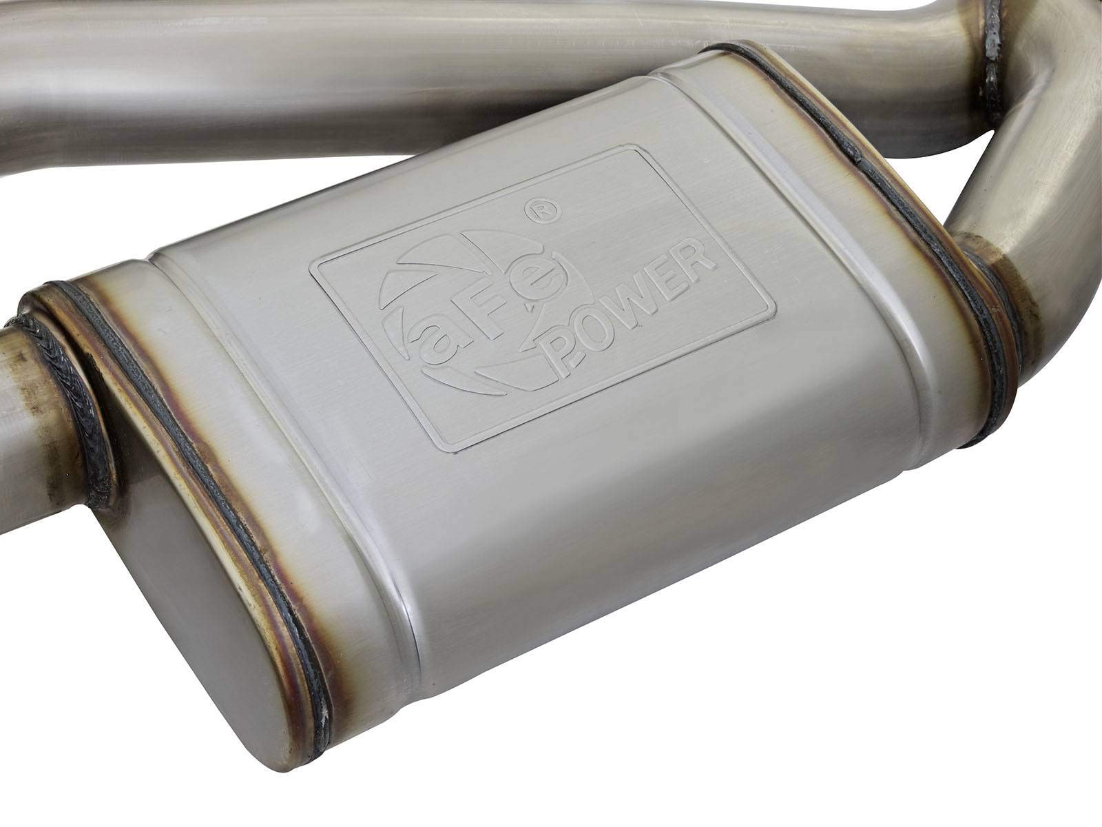 MACH Force-Xp Exhaust System aFe Power (for Chevrolet (3", Axle Back, Stainless Steel))