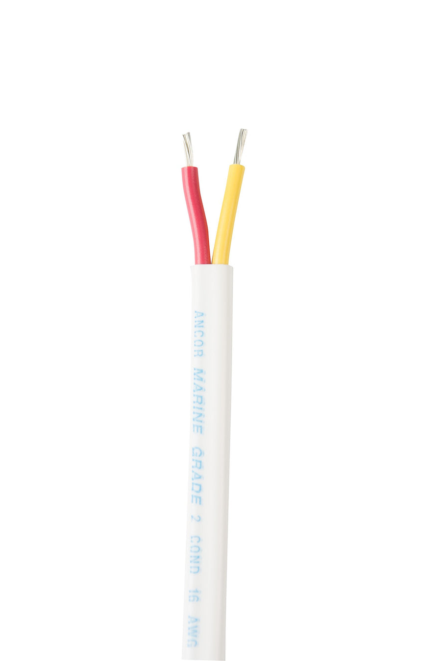 Ancor 124725 Marine Grade Products Safety Duplex Cable, 16/2 AWG (2 x 1mm2), Flat - 250ft, Red/Yellow