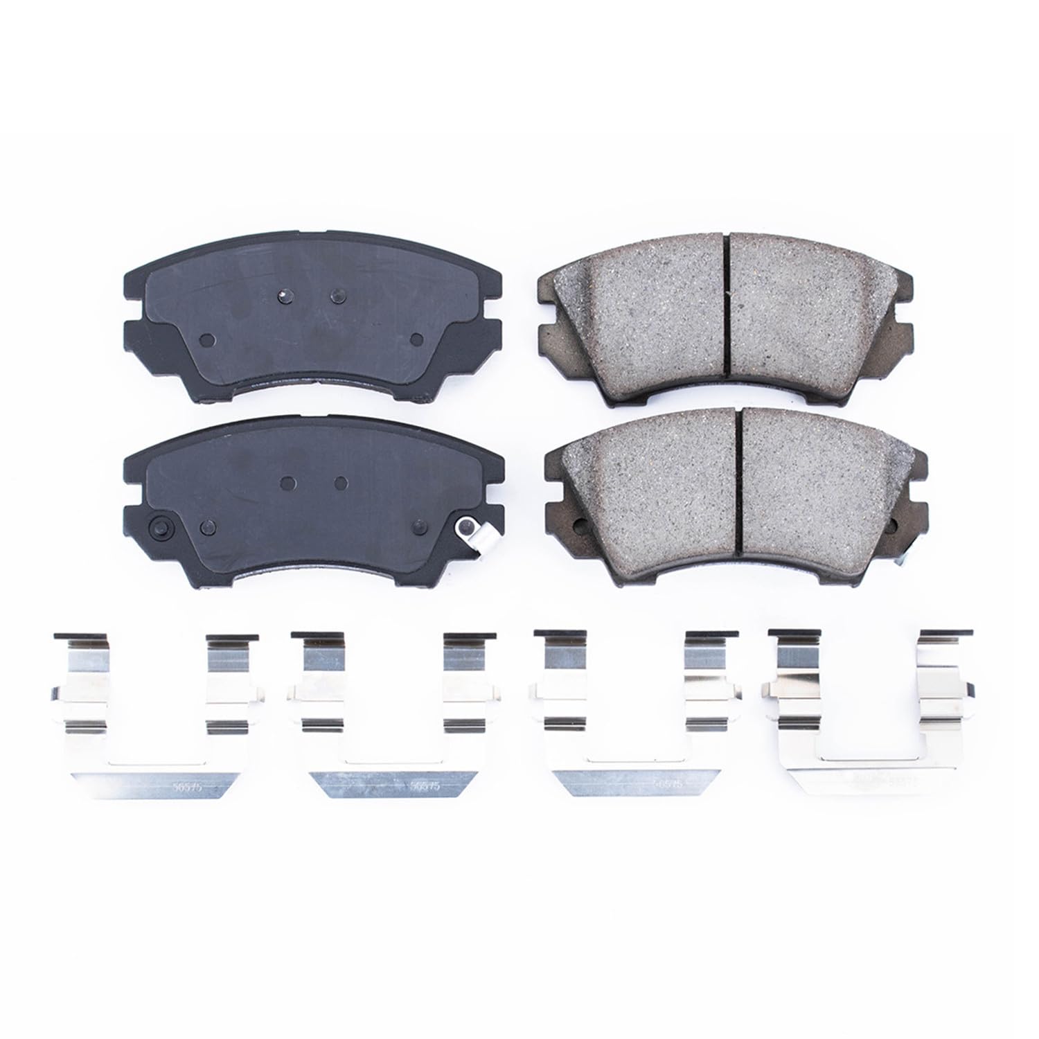 Power Stop Front Brake Kit For Chevrolet Camaro 2010-15 |Saab 9-5 2010-11 |Caprice 2011-17 - Ceramic Brake Pads With Installation Hardware, 17-1404
