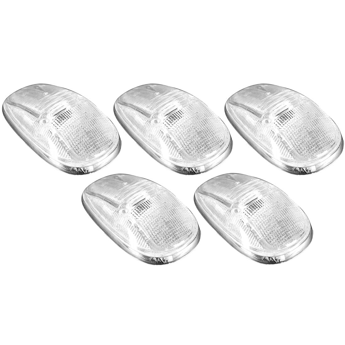RECON - Fits 1999-2002 Dodge RAM HD 2500/3500 Clear Lens Ultra Bright LED Amber Cab Roof Lights