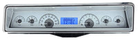 Silver Face 1966-67 Chevy Nova VHX System - Blue Display