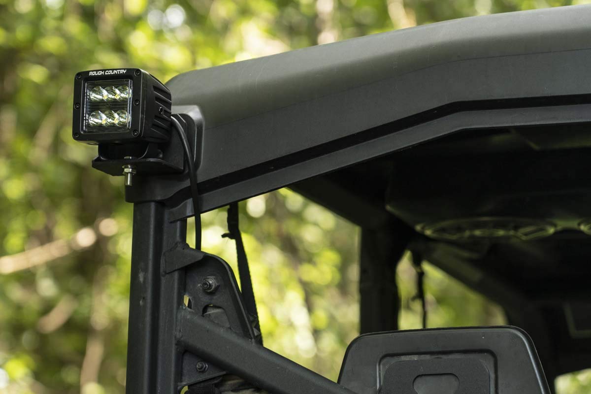 Rough Country 2" Black Series Rear LED Kit for 16-22 Can-Am Defender - 71011