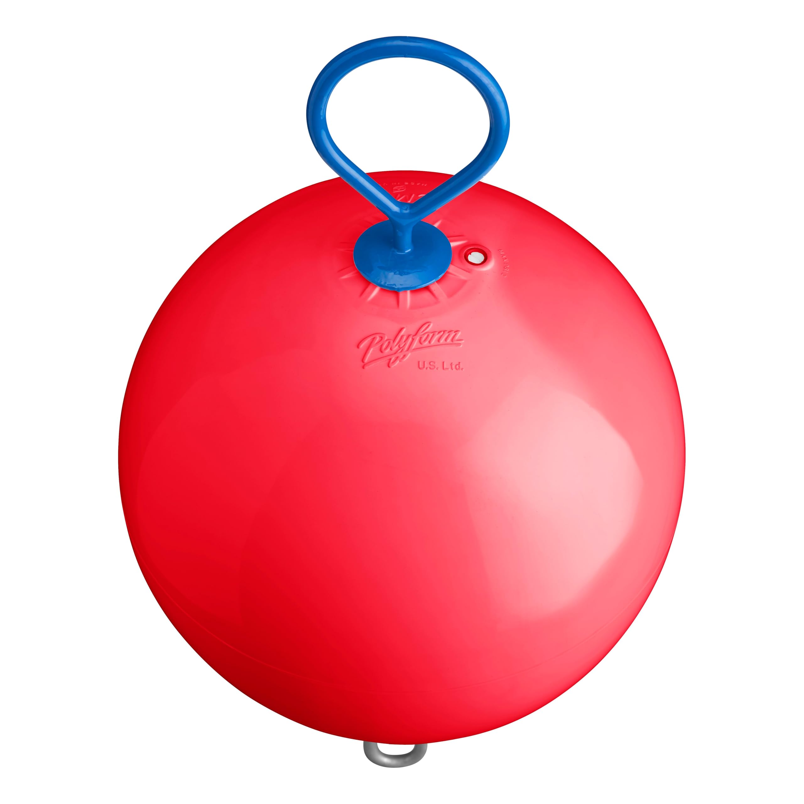 CM-3 Polyform Mooring Buoy - Red, Galvanized
