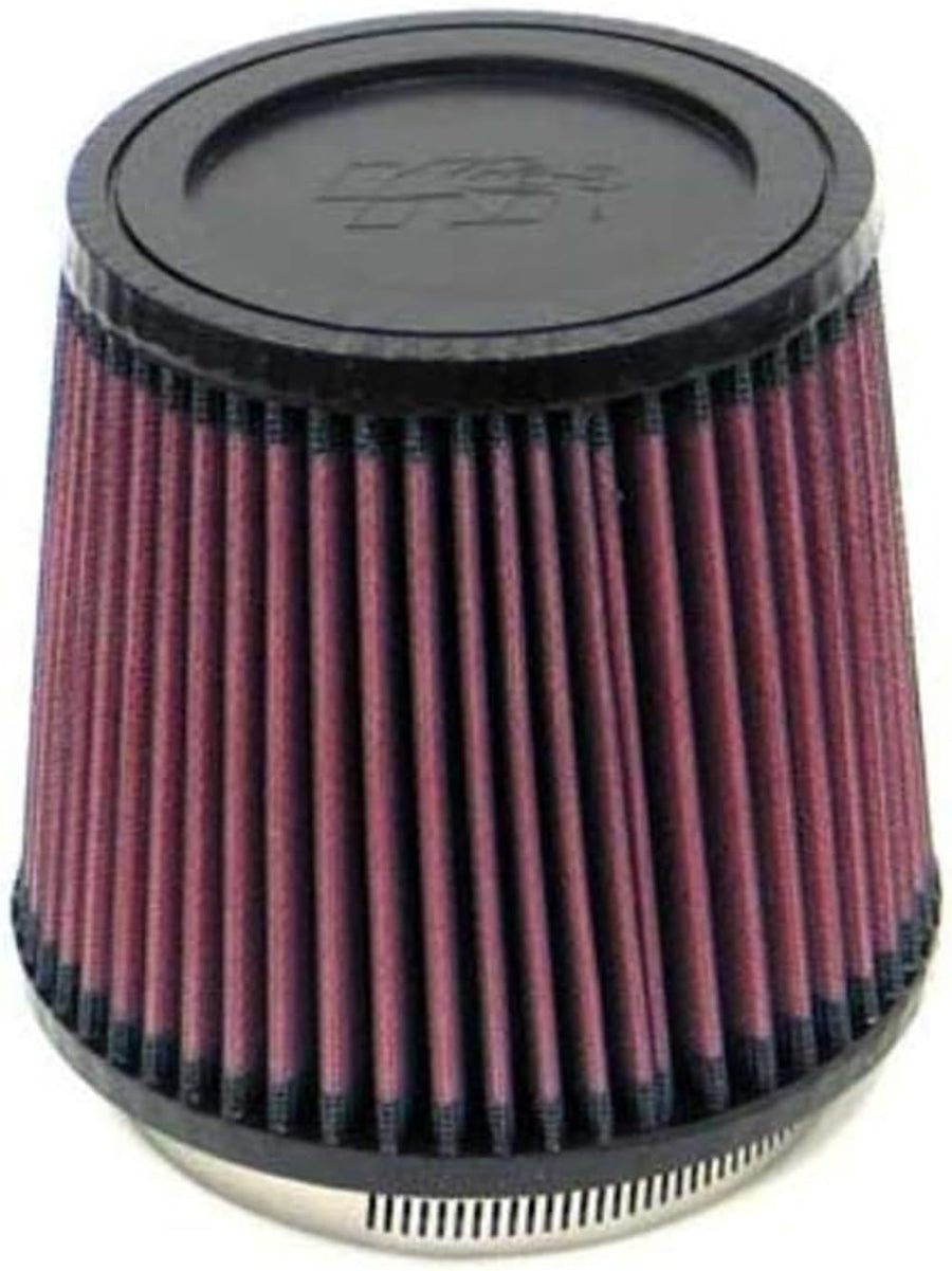 K&N Original High-Flow Lifetime Universal Clamp-On Air Filter:Performance, Premium, Washable: Flange Diameter: 3.75 In, Filter Height: 5 In, Flange Length: 0.625 In, Shape: Round Tapered, RU-4250