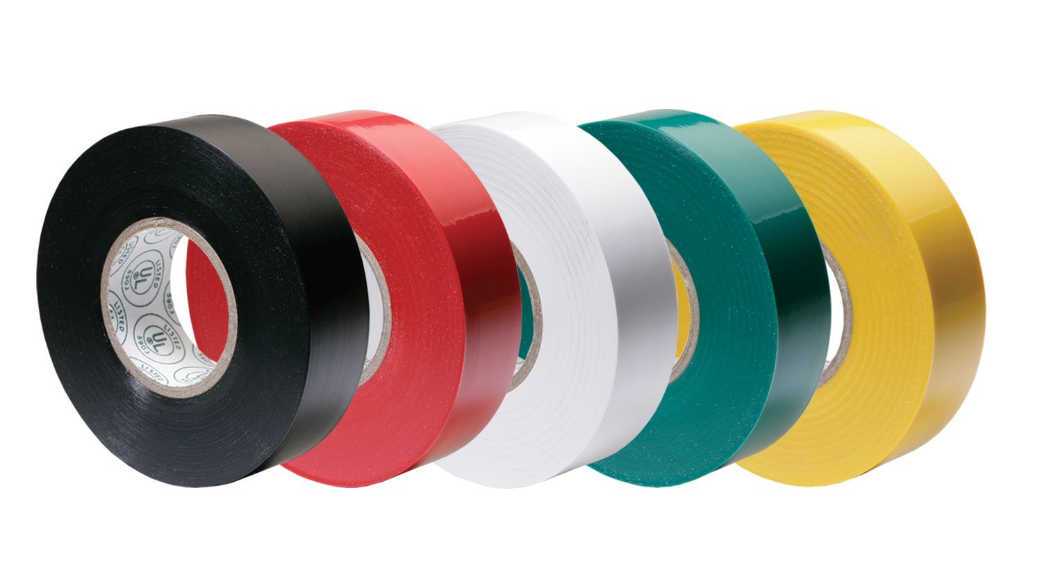 339066 Ancor Electrical Tape, 1/2" x 20' Assorted