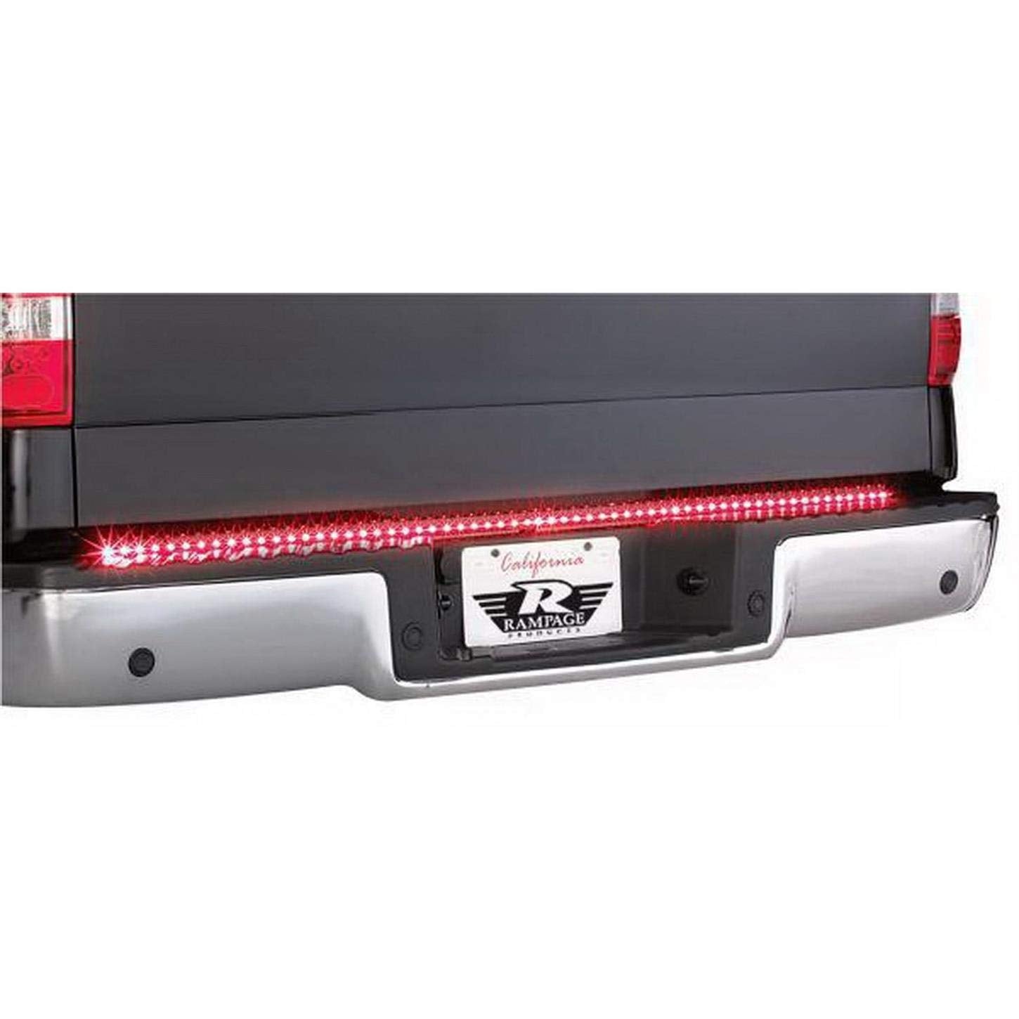 60" Rampage Products LED Tailgate Light Bar | Black, Superbrite 5 Function, Brake, Left/Right Turn Signals, Flasher/Running Lights | 960134 | Universal Fit