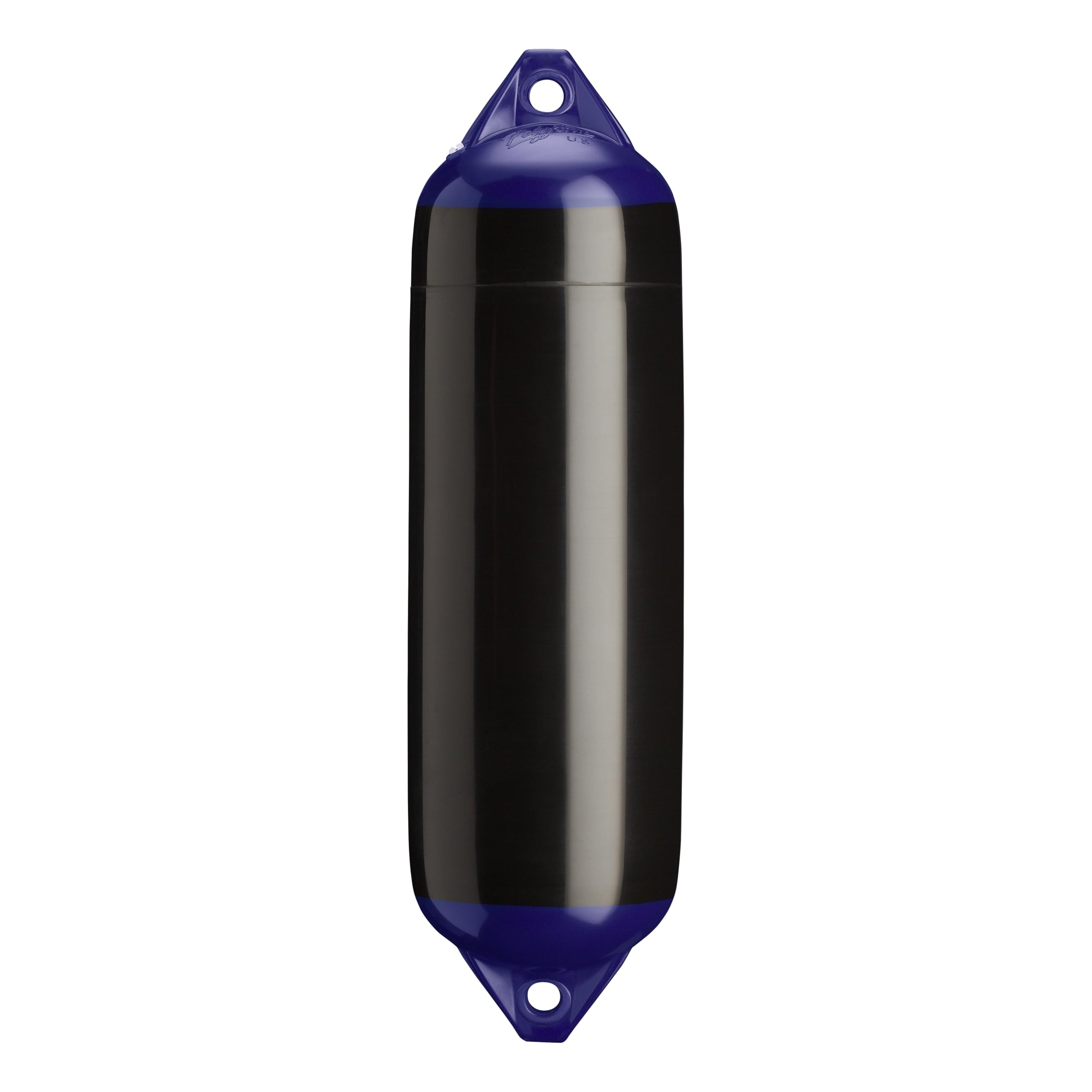 Polyform Boat Fender F-3 Standard Blue Ropehold - Black